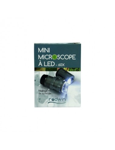 MINI MICROSCOPE 60 X LED -...