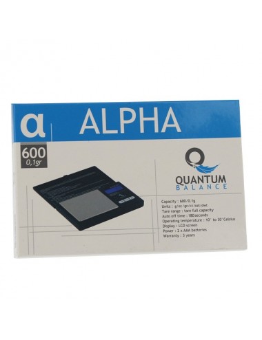 BALANCE ALPHA 600 - 0.1gr