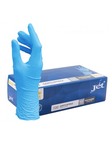 GANTS NITRILE BLEU NON...