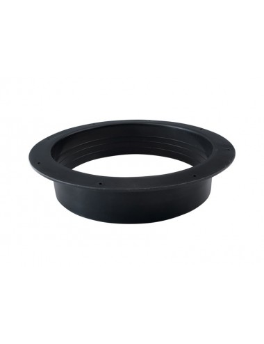 FLANGE MURALE PVC NOIRE Ø350mm