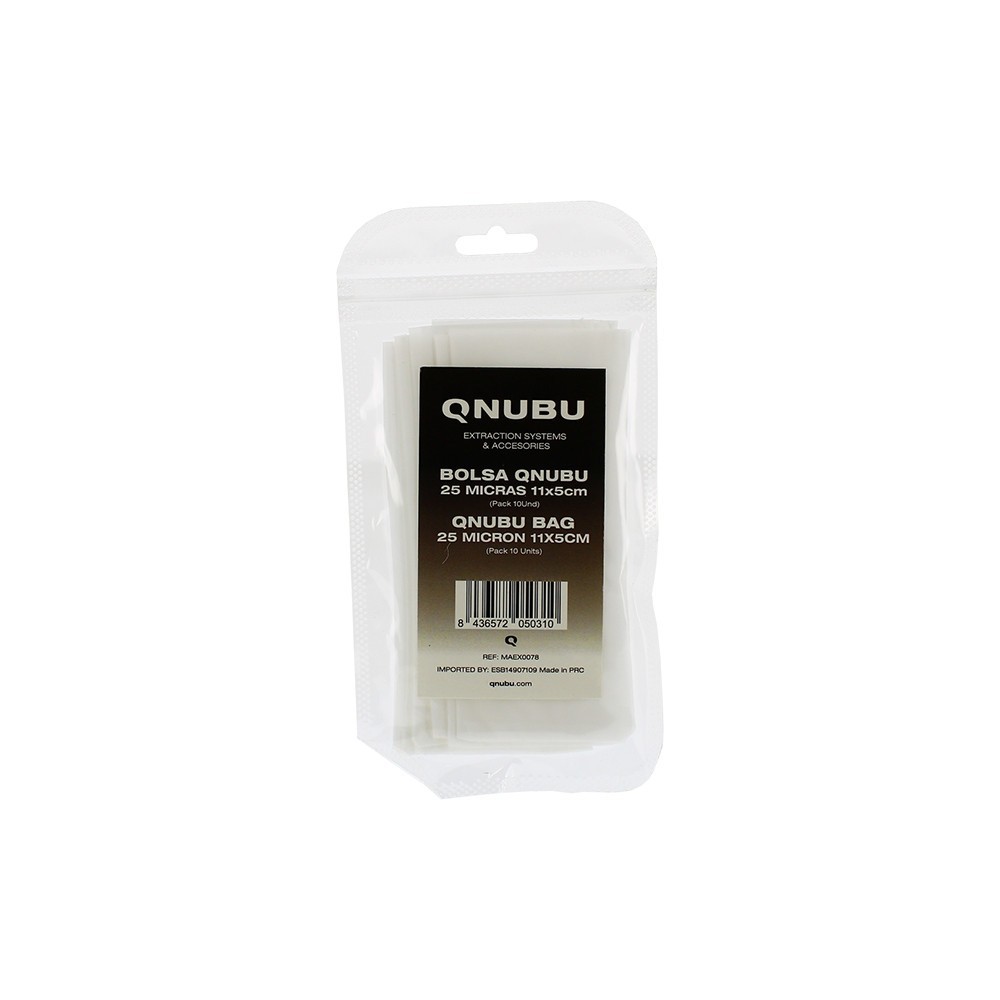 Qnubu Rosin Press - Lot De 10 Sacs 90 Microns 11x5 Cm Pour Extractions Propres